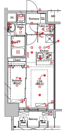 MAXIV東別院の間取り