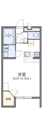 レオパレスマンダリーヌの間取り
