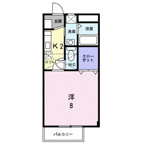 ストーンヒルズＡの間取り