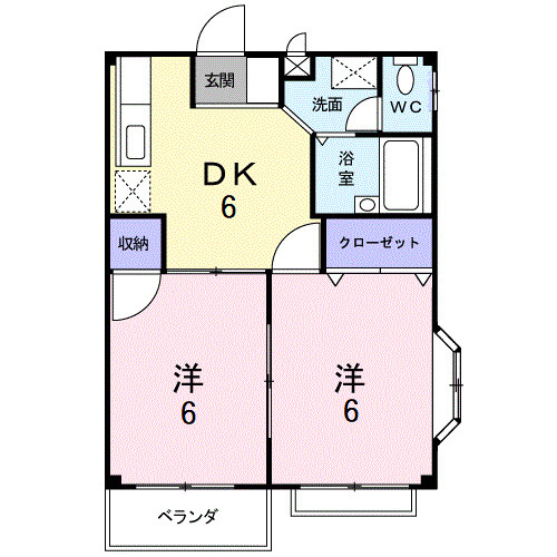 セピアハイツアラキＡの間取り