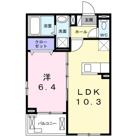 ヴィラ・プロムナードの間取り