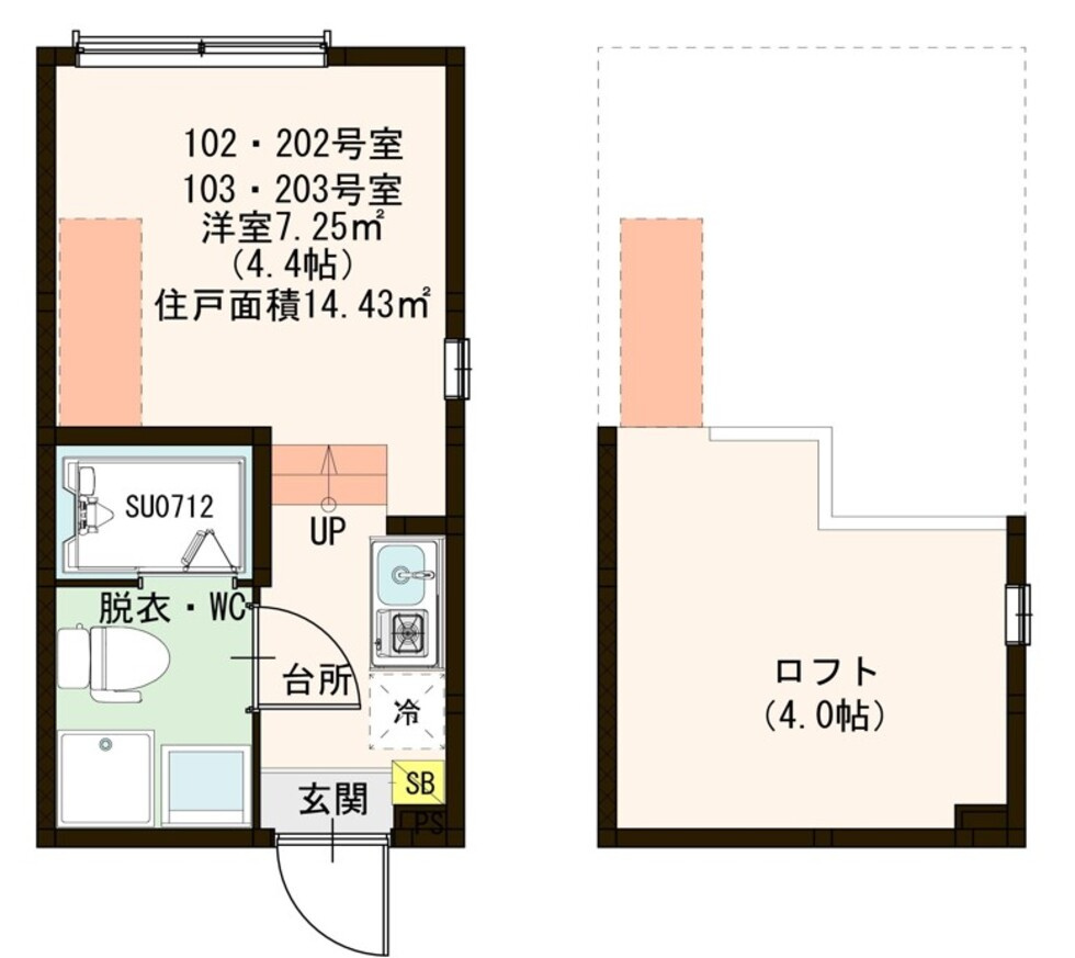 La Ciel Ⅱの間取り