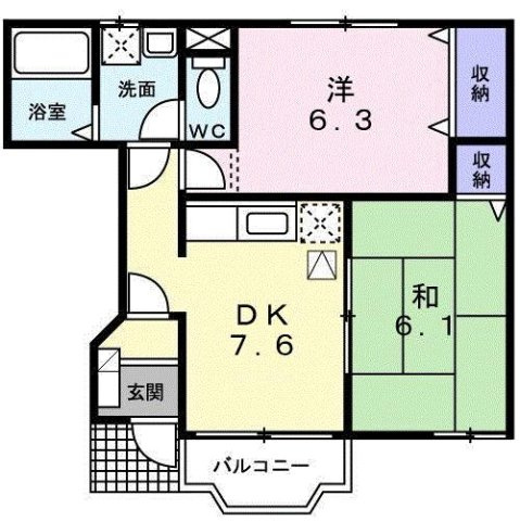 レジデンス河原井の間取り