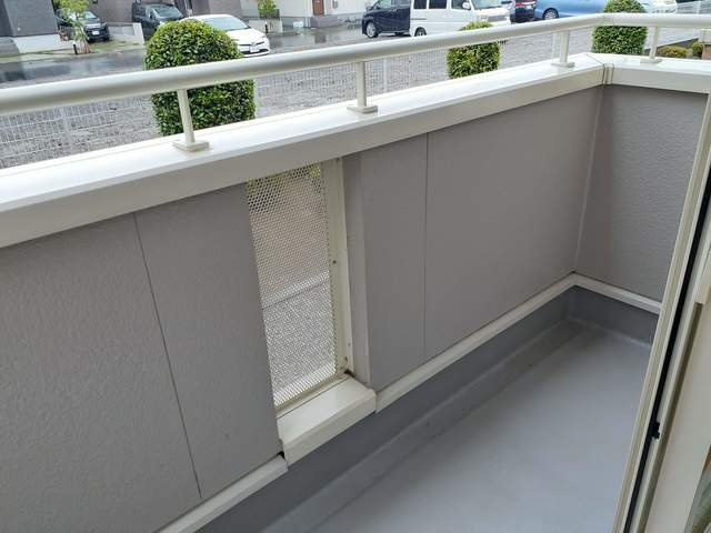 アパートメント　ノイのバルコニー