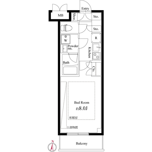 ARTECASA Alivie 綾瀬の間取り