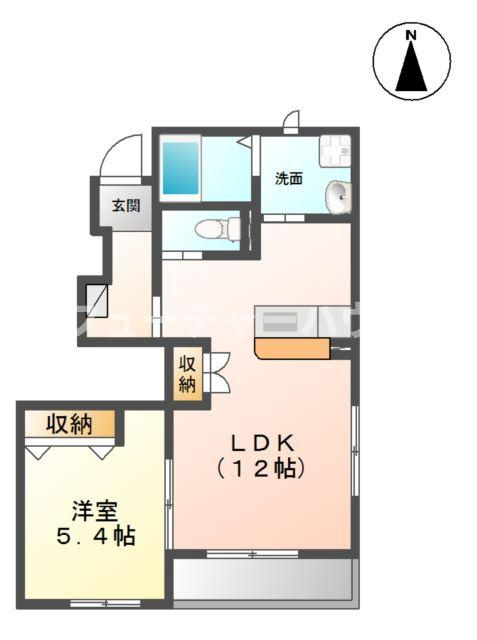 アースガーデンⅡ（Ｅａｒｔｈ　Ｇａｒｄｅｎ2）の間取り