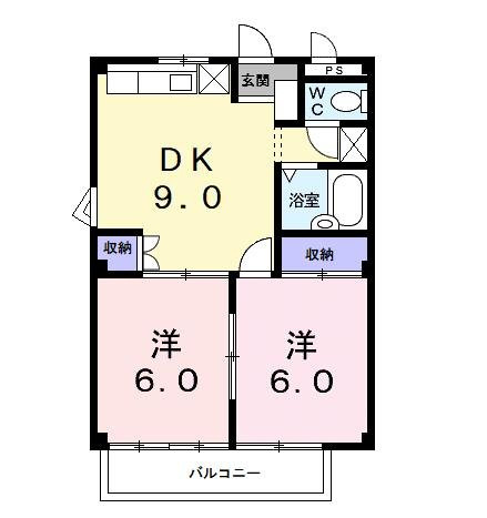 パールハイムさくまの間取り