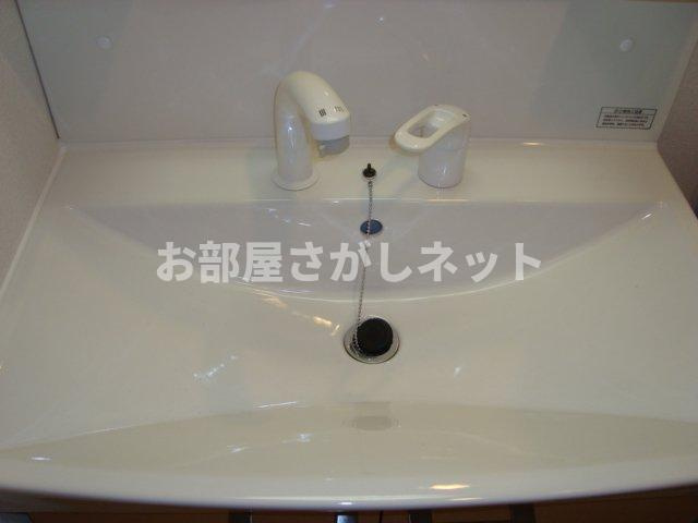 Ｋビル　富士見町ハイツ【おとり物件なし】の洗面所|洗髪洗面化粧台