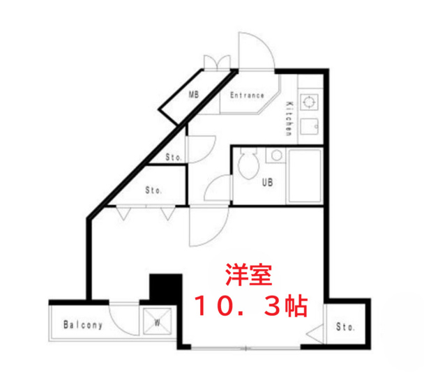 【間取り】 | 野田屋ビル | 間取りです