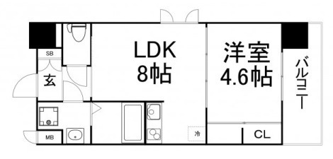 【間取り】 | スワンズシティ谷町モデルノ