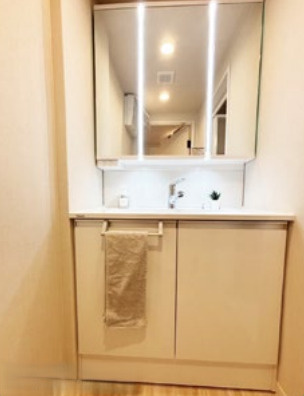 新北野第２コーポ西棟の独立洗面台