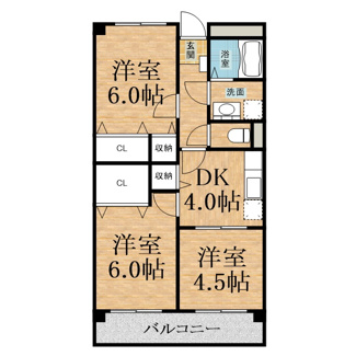 【間取り】 | リバーストーンB