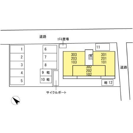 D-room Advanceの区画図