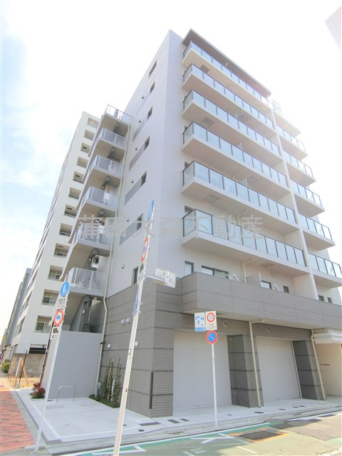 SSH萩中の外観|2025年1月築　RC鉄筋コンクリート造地上8階建て全部屋1LDK総戸数18戸
東京都大田区萩中2丁目　京急空港線糀谷駅近徒歩4分、大鳥居駅徒歩8分、京急蒲田駅徒歩15分！全面禁煙マンション