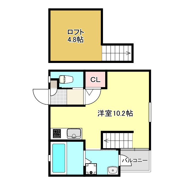 ブランノワールⅡの間取り