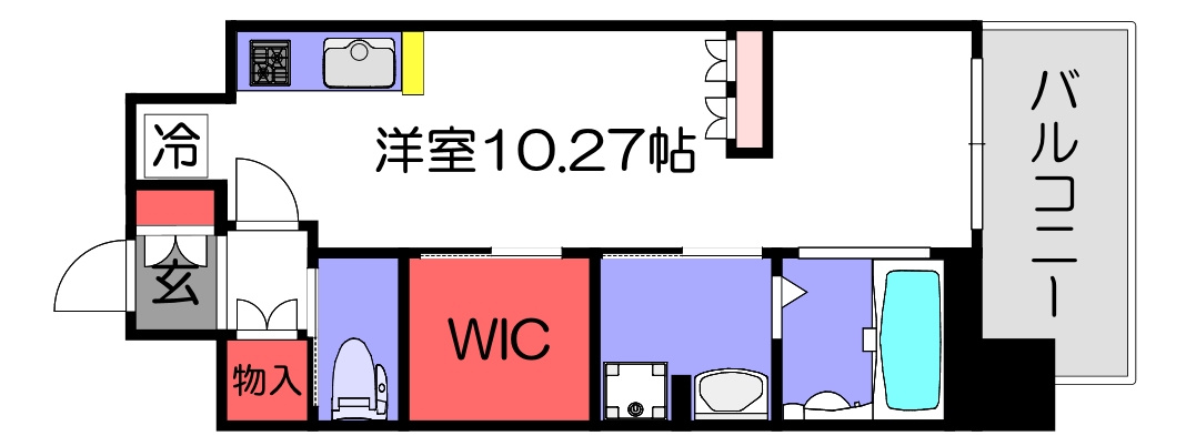 エステムコート大阪・弁天町の間取り
