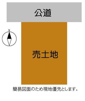 知多郡武豊町字迎戸　売り土地の土地図