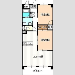 【間取り】 | ドミール栄