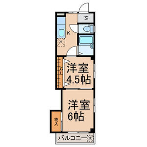 【間取り】 | シャンポールK