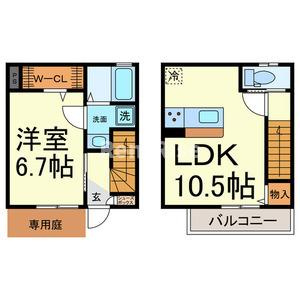 MAISONNETTE PARK 稲沢駅の間取り|間取り図
