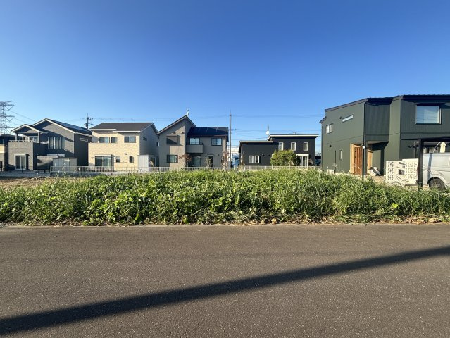 【外観】 | つくば市上河原崎・中西地区　売地　99坪 | 南側接道の為、日当たり良好♪