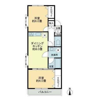 セゾンベルローズの間取り