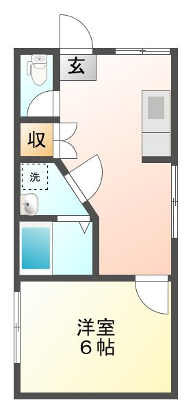 千鳥が丘ハイツの間取り