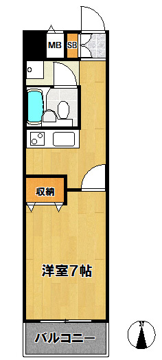 【間取り】 | フローラル東葛西Ⅱ