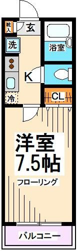 世田谷区宮坂３丁目のアパートの間取り