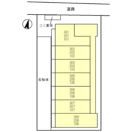 ユートリーⅩの区画図
