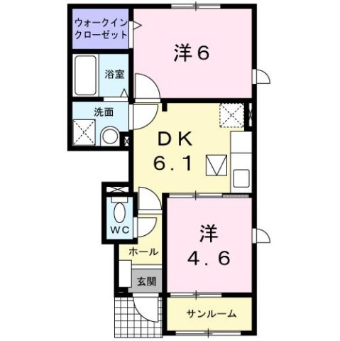 ラ・セゾン・クレールの間取り