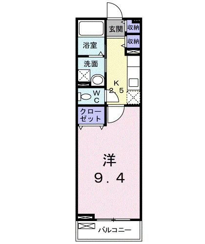 カルムＣの間取り