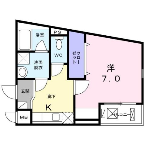 大山Ｐｌａｃｅ（プレイス）の間取り