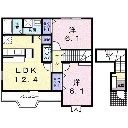 【間取り】 | レジデンス・丸栖Ⅰ