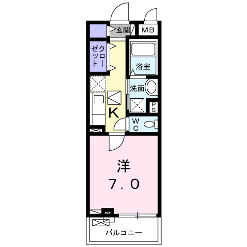 サイド　ライス　フィールドⅡの間取り