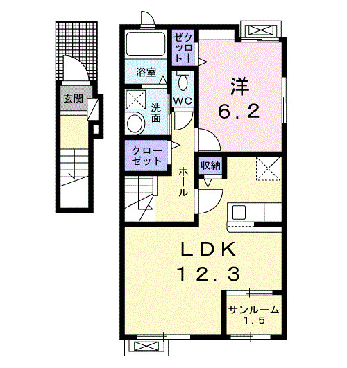 アネックス・剱岳の間取り