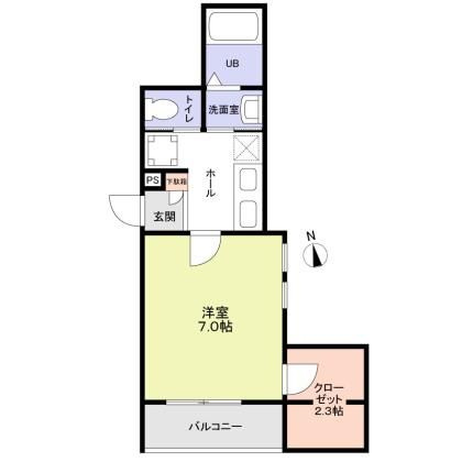 ジュネス東松戸の間取り