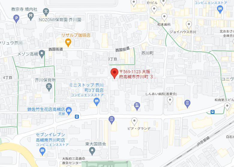 メリーメゾンの地図