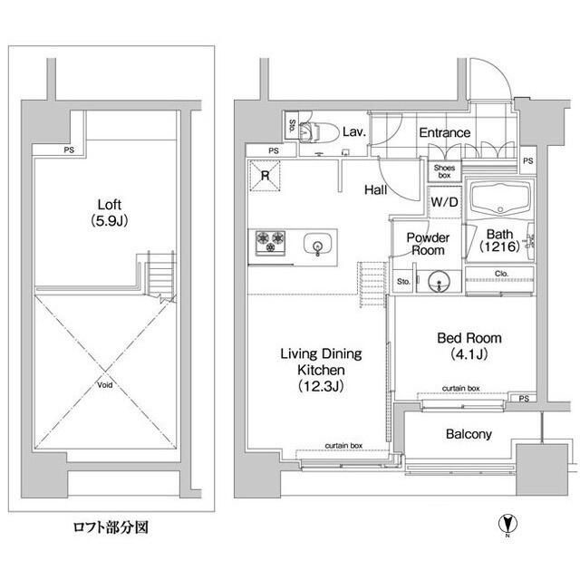 コンフォリア新川の間取り