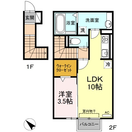Ｄｅ Ｍａｎｏｉｒの間取り