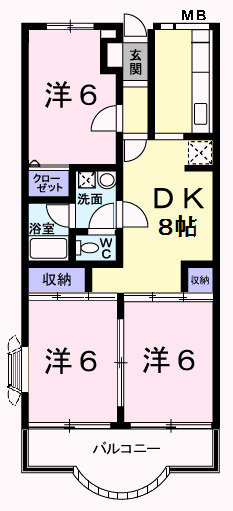 ベルクハウスの間取り