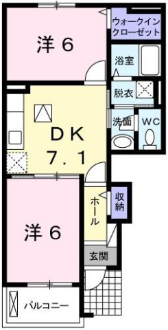 サンリットヴィラＡの間取り