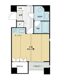 【間取り】 | エンゼルピュア高輪 | 間取りです。