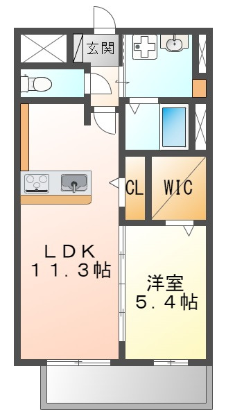 アズール西明石の間取り|アズール西明石