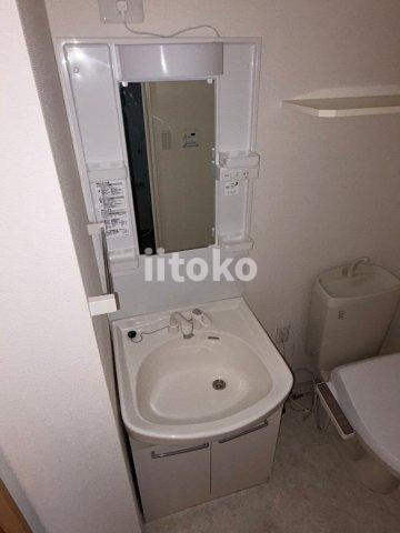 L.Oマンションの洗面所