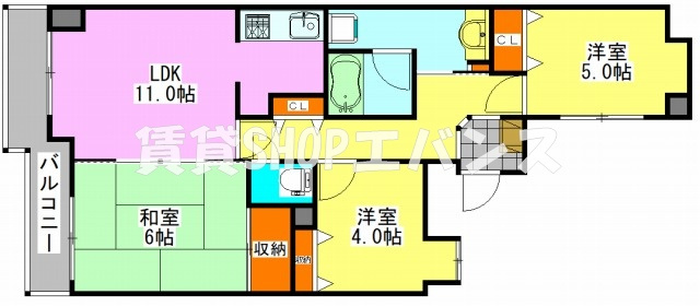 【間取り】 | クレセントコート津田沼
