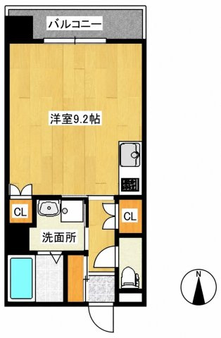 プレイス久留米中央の間取り