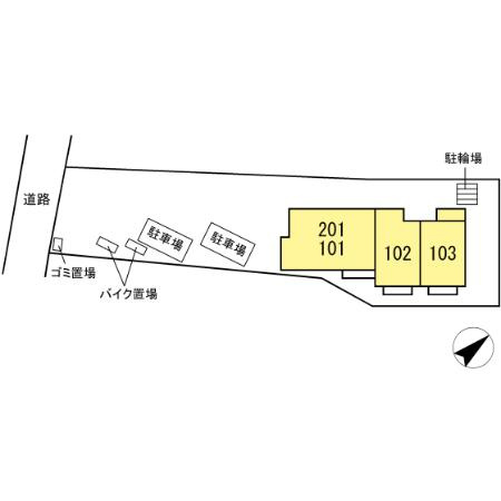 Luminous大倉山の区画図
