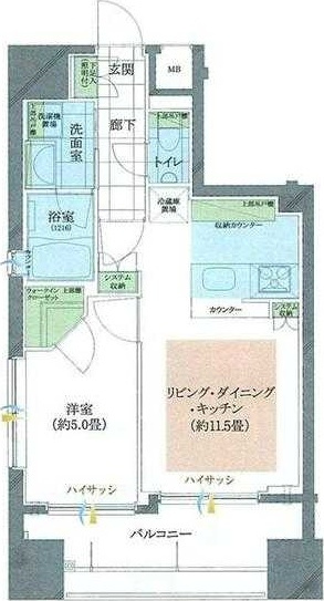 ソルフィエスタ御徒町ベレッツァの間取り
