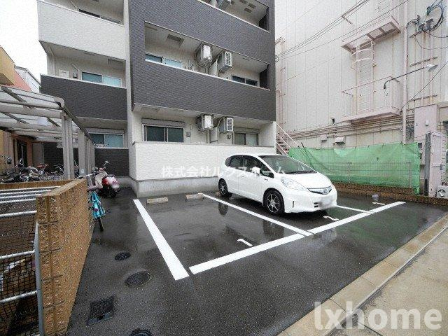 フジパレス阪急茨木北の駐車場|駐車場です